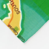 Tropical Colorful Bermuda  フリースブランケット (角)