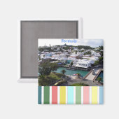 Tropical Colors of Bermuda マグネット (正面/裏面)