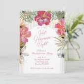 Tropical Cuban Bachelorette Invitation 招待状 (スタンド正面)