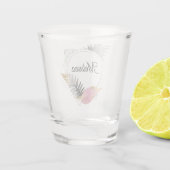 Tropical Custom Name Shot Glass  ショットグラス (裏面)