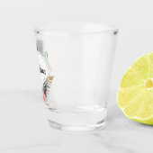 Tropical Custom Name Shot Glass  ショットグラス (右)