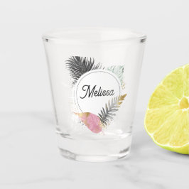Tropical Custom Name Shot Glass  ショットグラス