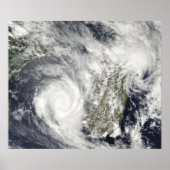 Tropical Cyclones Eric and Fanele 2 ポスター (正面)