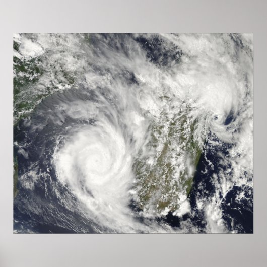 Tropical Cyclones Eric and Fanele 2 ポスター (正面)