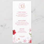 Tropical Destination Wedding メニュー (正面)