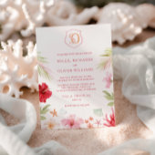 Tropical Destination Wedding 招待状