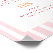 Tropical Destination Wedding Signature Drinks ポスター (角)