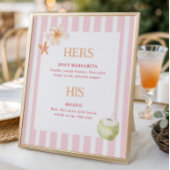 Tropical Destination Wedding Signature Drinks ポスター