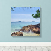 Tropical Dream Landscape  キャンバスプリント (インサイチュ (ウッドフロア))