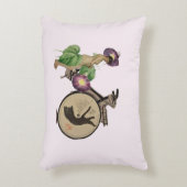 Tropical dreamlike conceptual collage アクセントクッション (正面(垂直))