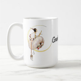 Tropical dreamlike conceptual collage コーヒーマグカップ