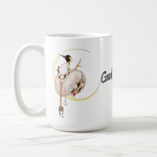 Tropical dreamlike conceptual collage コーヒーマグカップ (左)