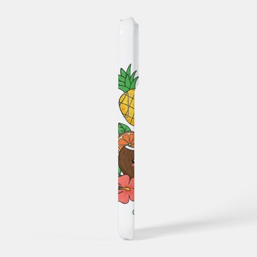 Tropical Drinks – Cute Summer Cocktail Phone Case iPhoneケース (右側面)