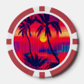Tropical Escape Fantasy ポーカーチップ (正面)