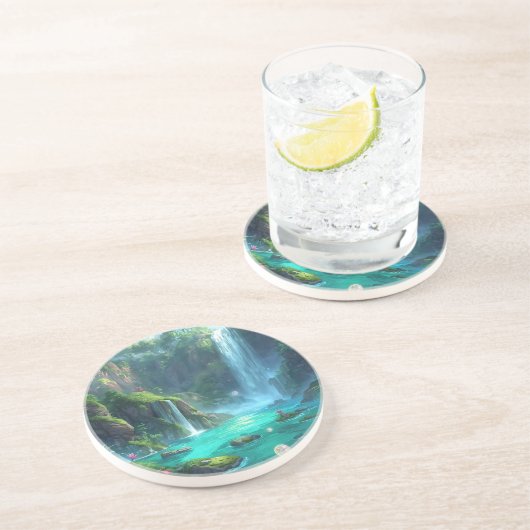 Tropical Falls & Crystal Glow コースター (側面)