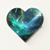 Tropical Falls & Crystal Glow ノートブック (裏面)