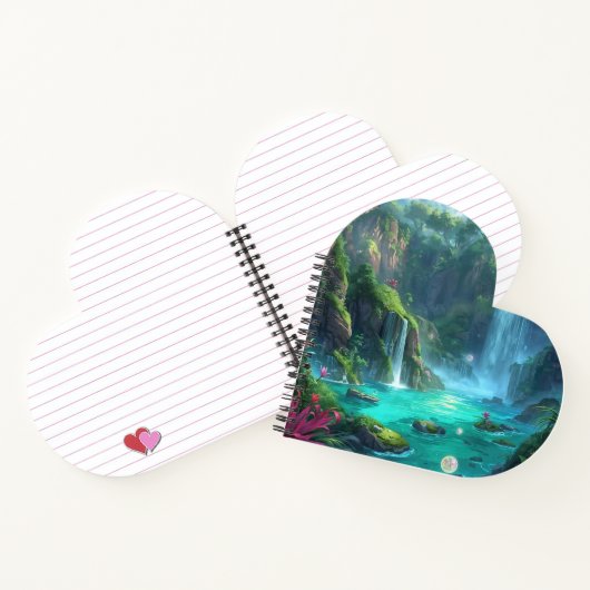 Tropical Falls & Crystal Glow ノートブック (内部)