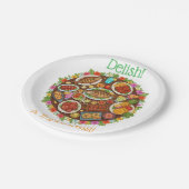 Tropical Feast ペーパープレート (アングル)