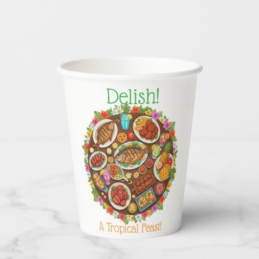 Tropical Feast 紙コップ (裏面)