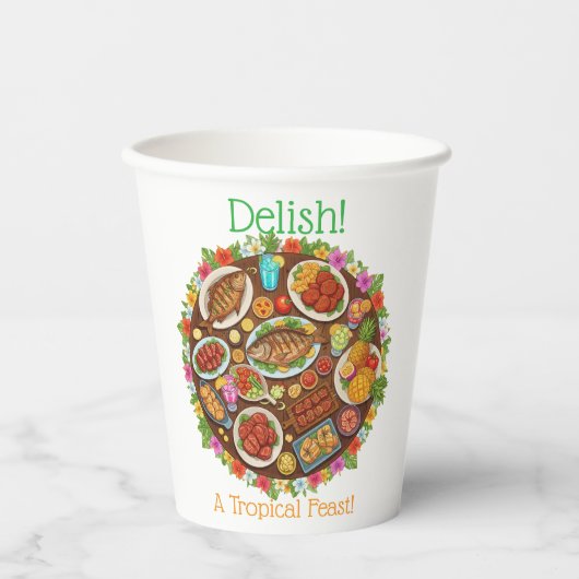 Tropical Feast 紙コップ (正面)