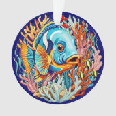 Tropical Fish Colorful Summer Vibes オーナメント (正面)