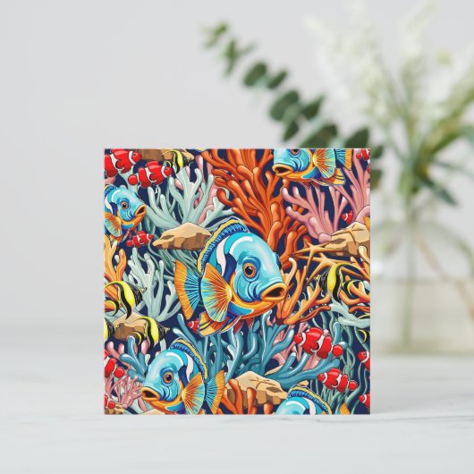Tropical Fish Colorful Summer Vibes カード (スタンド正面)