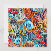 Tropical Fish Colorful Summer Vibes カード (正面)