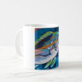 Tropical Fish Painting - Beach Home Decor コーヒーマグカップ (正面左)