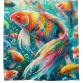 Tropical Fish Shower Curtain シャワーカーテン (正面)