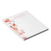 Tropical Flamingo ノートパッド (アングル)