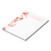 Tropical Flamingo ノートパッド (回転)