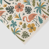 Tropical Flamingo and Palm Tree Pattern 薄葉紙 (詳細)