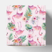 Tropical Flamingo Baby Shower Favor Gift Box フェイバーボックス (上部)