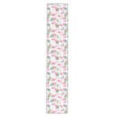 Tropical Flamingo Baby Shower Table Runner ミディアムテーブルランナー (正面)
