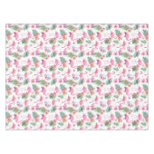 Tropical Flamingo Baby Shower Tablecloth テーブルクロス (正面(横))