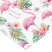 Tropical Flamingo Baby Shower Tablecloth テーブルクロス (アングル)