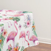 Tropical Flamingo Baby Shower Tablecloth テーブルクロス (インサイチュ)