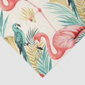Tropical Flamingo Parrot Jungle 薄葉紙 (詳細)