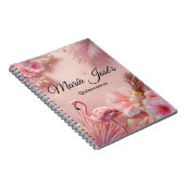 Tropical Flamingo Quinceañera, custom ノートブック (右側)