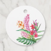 Tropical floral  フェイバータグ (裏面)