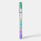 Tropical Floral Border Summer Aesthetic  Case-Mate iPhoneケース (裏面 / 左)