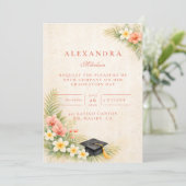 Tropical Floral Botanical Graduation 招待状 (スタンド正面)