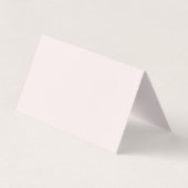 Tropical Floral Botanical Logo QR Code Folded 名刺 (裏面)