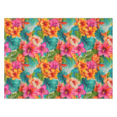 Tropical Floral Hibiscus テーブルクロス (正面(横))