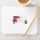 Tropical Floral Paradise Botanical Gold Wedding  ラベル (インサイチュ)