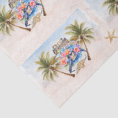 Tropical Floral Sea Turtles in a Jar Decoupage  薄葉紙 (詳細)