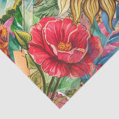 Tropical Floral Sun Face Decoupage 薄葉紙 (詳細)