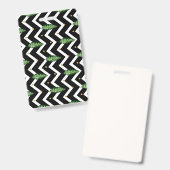 Tropical Floral Vines バッジ (正面＆裏面)