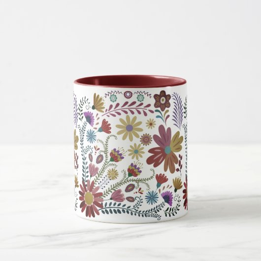 Tropical Flower Surprise  マグカップ (中央)