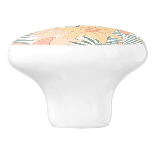 Tropical Flowers セラミックノブ (側面)